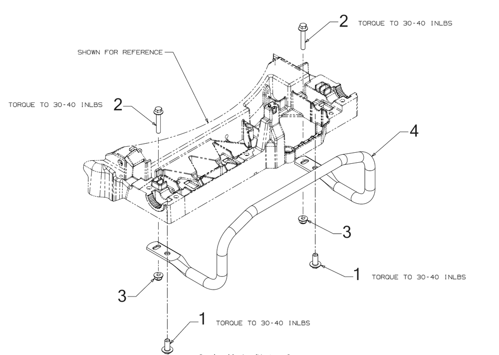 Bumper Diagram and Parts List for SC700E (12AEN2S7756)(2018) Cub Cadet Lawn Mower